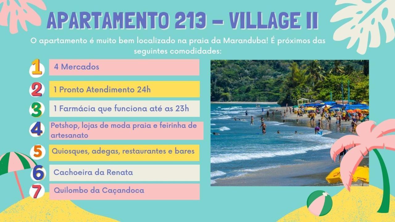 Apartamento Ubatuba 150M Do Mar Maranduba エクステリア 写真